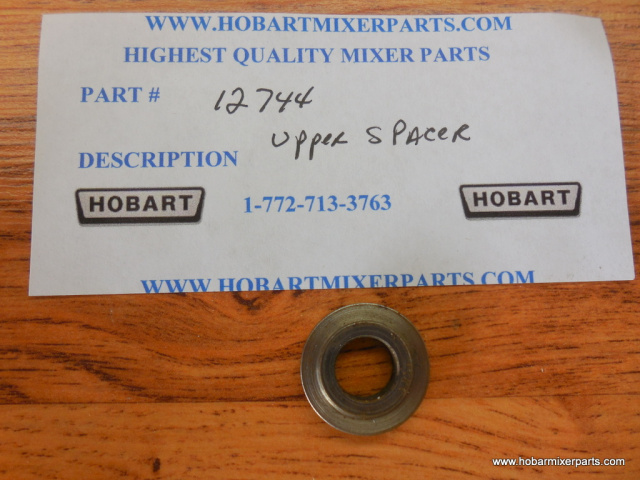 HOBART A-120 TRANSMISSION SHAFT UPPER SPACER OLD PART NUMBER, 12744 NEW PART NUMBER 00-012744